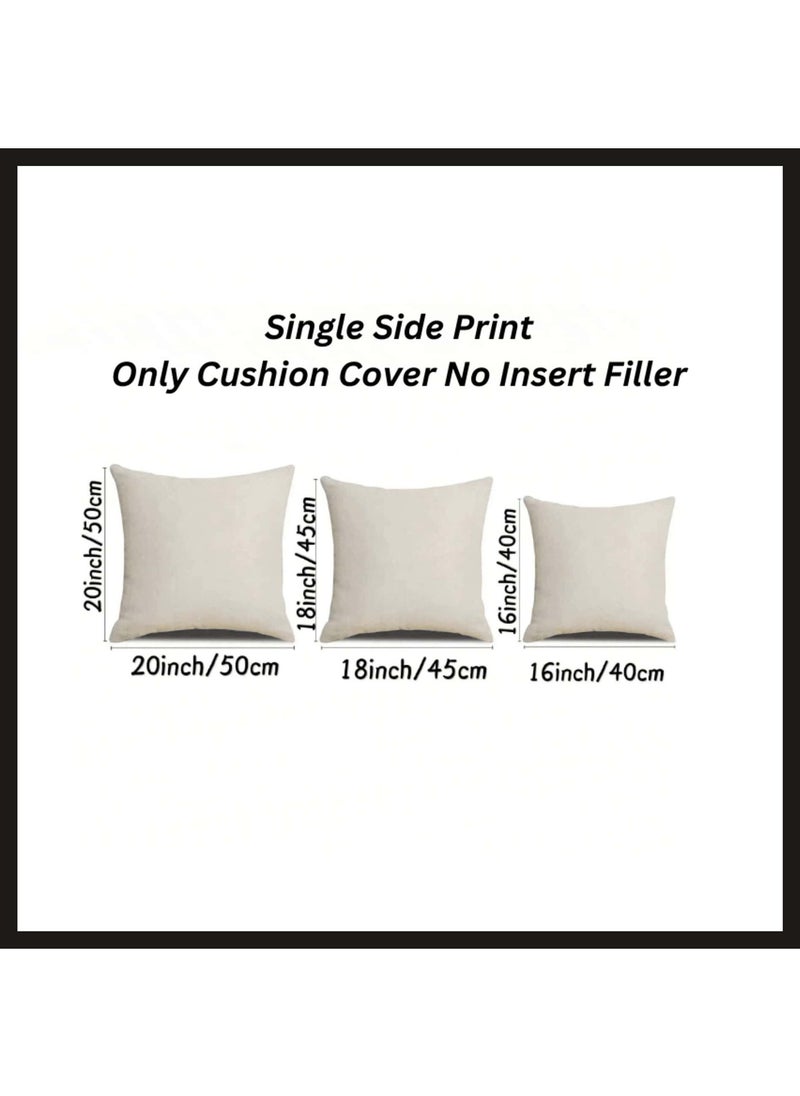 Oussum - Quote Decorative Black Cushion Covers Pack of 2 For Office Chair Car Seat Home Bedroom Sofa Home Decoration (16 X 16 Inch) - Image 1