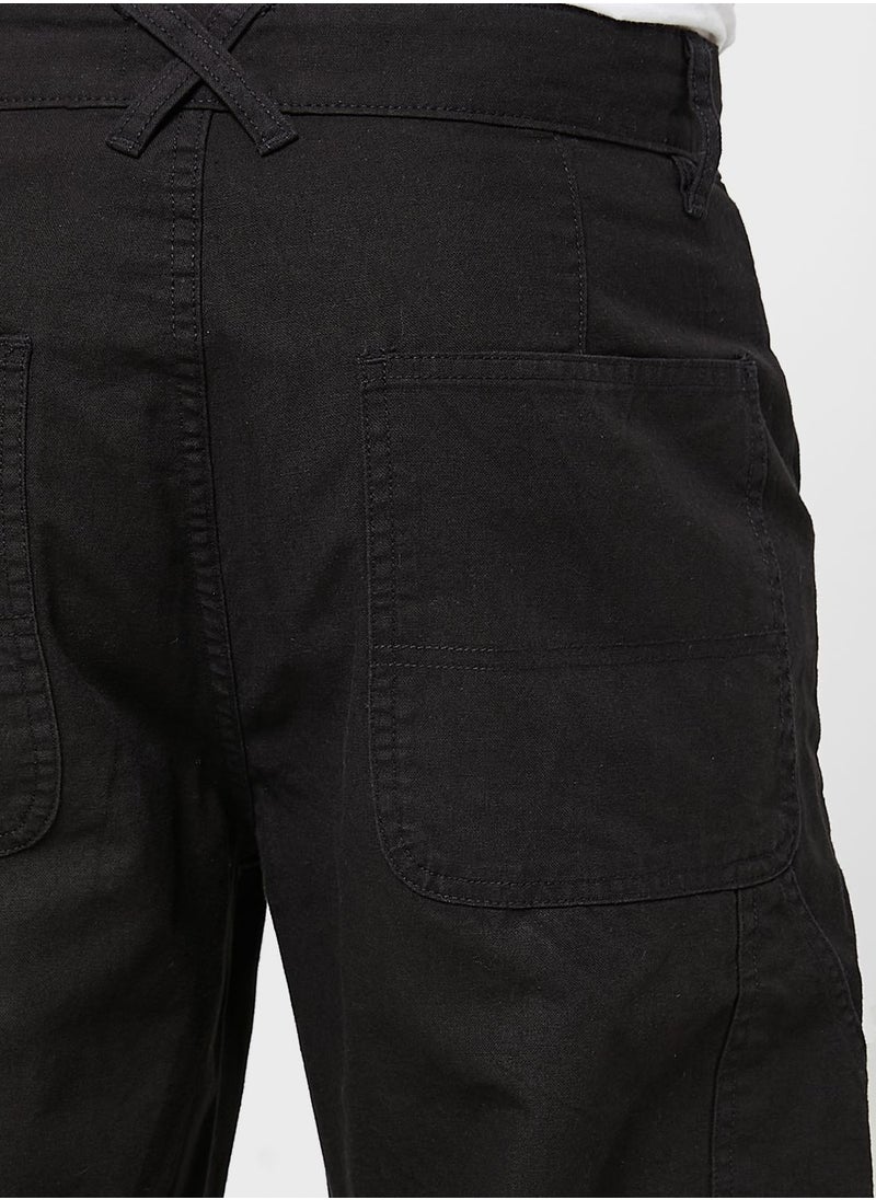 TOPMAN - Straight Fit Carpenter Pants - Image 1