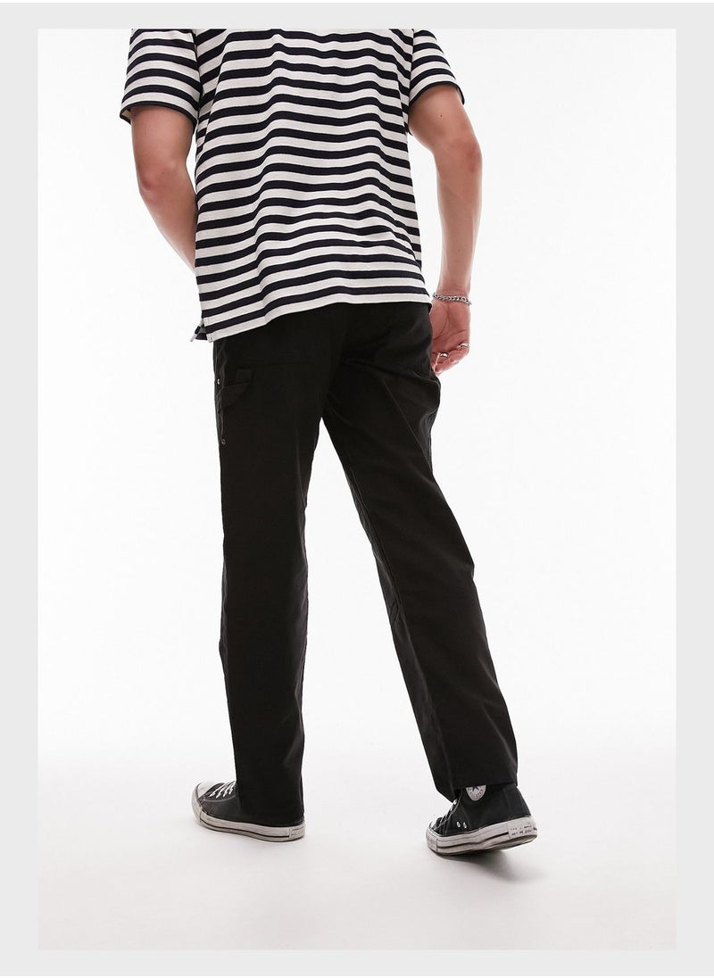 TOPMAN - Straight Fit Carpenter Pants - Image 1