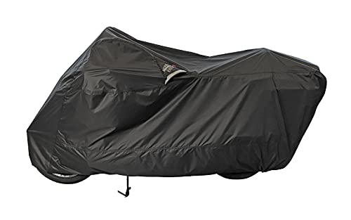 Dowco WeatherAll Plus Motorcycle Cover, Ratchet Attachment, Black, Waterproof, XXL [52005-02]Professional Grade. - Image 1