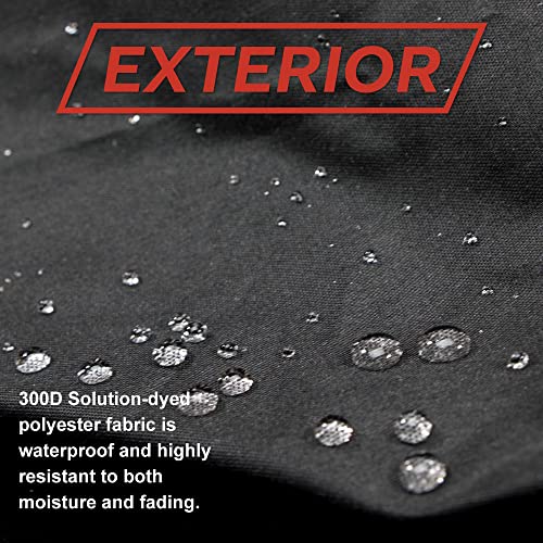 Dowco WeatherAll Plus Motorcycle Cover, Ratchet Attachment, Black, Waterproof, XXL [52005-02]Professional Grade. - Image 4