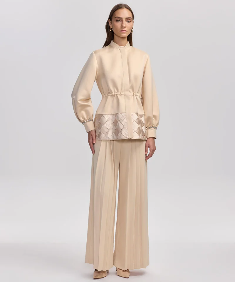 ابيكول Contrast Textured Jacket