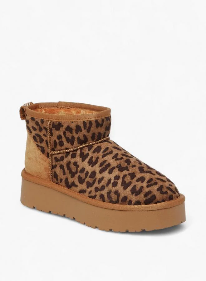 Celeste Women Animal Print Boots