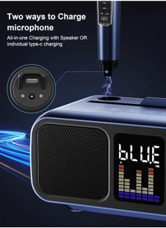 JAJEEK S39 Pro Wireless Bluetooth Speaker with 360° Surround Sound & 2 Microphones – Waterproof, Long Battery Life, Perfect for Parties & Outdoor Use  - Image 3