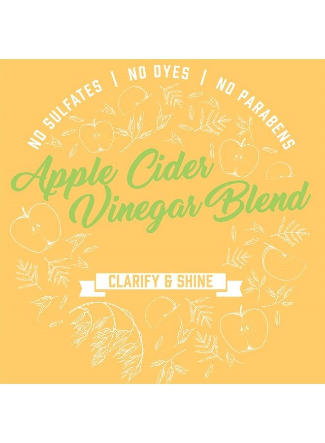 Aveeno بلسم خل التفاح لتنظيف الشعر في الحمام للتوازن واللمعان، خالي من الكبريتات، علاج لطيف متوازن الرقم الهيدروجيني للشعر الدهني أو الباهت، خالي من البارابين والأصباغ، 6.8 أونصة سائلة - Image 3