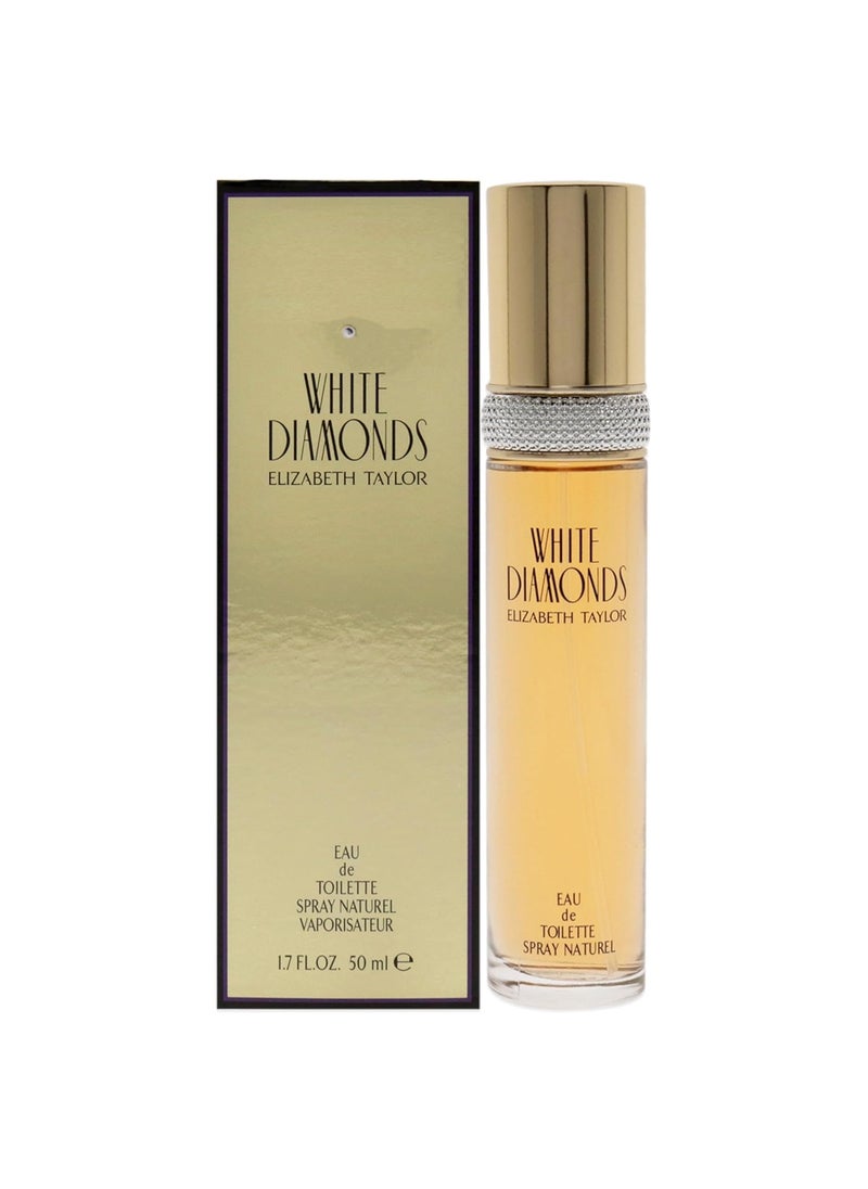 WHITE DIAMONDS Elizabeth Taylor Women's Perfume, White Diamonds, Eau De Toilette EDT Spray, 1.7 Fl Oz 