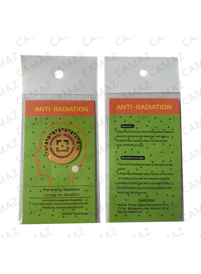Generic Spot Gankun 24k Energy Anti-radiation Mobile Phone With English Instructions/OPP Bag/glued-Color:Silicone Red  - Image 2