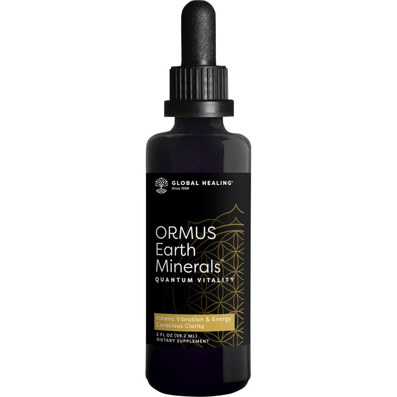 Global Healing Center ORMUS Earth Minerals - Liquid Gold, Platinum, Iridium Blend for Lucid Dreaming, Quantum Vitality and Mindful Meditation - More Bioavailable Than Monoatomic Gold - 2 Fl Oz - Image 1