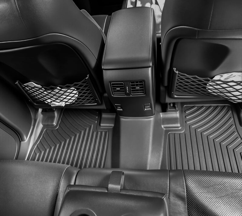 OEDRO Floor Mats & Cargo Liner Fit for Toyota 4Runner 2013-2024(Only 5 Seater, Not Fit 7 Seats), Custom Fit TPE All Weather Floor Liners for 4Runner Accessories, 1st & 2nd Row Car Mats Full Set, Black - Image 4