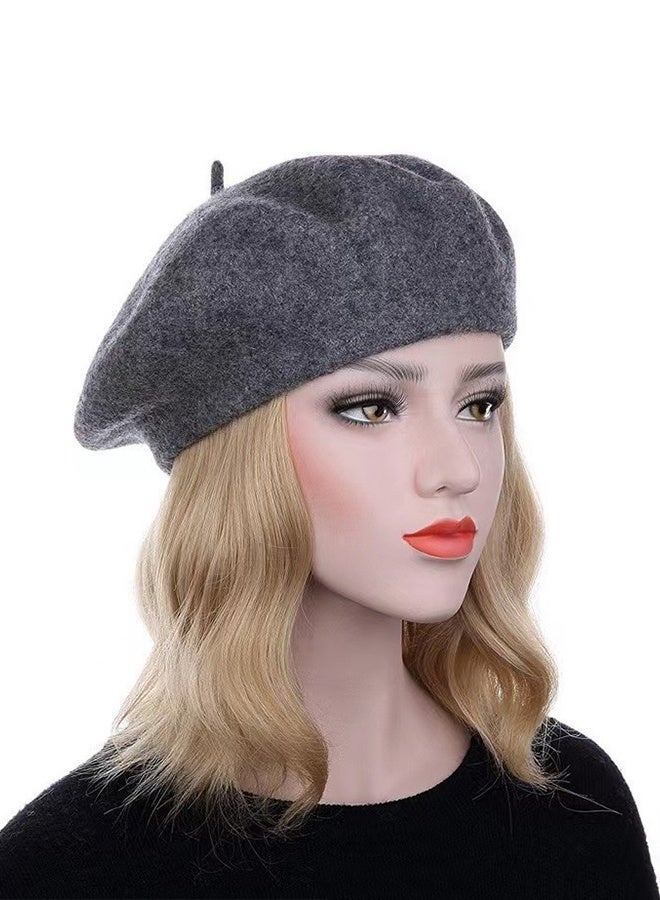 Versatile berets literary hats（Gray） - Image 3