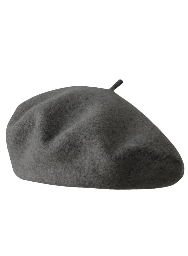 Versatile berets literary hats（Gray） - Image 1
