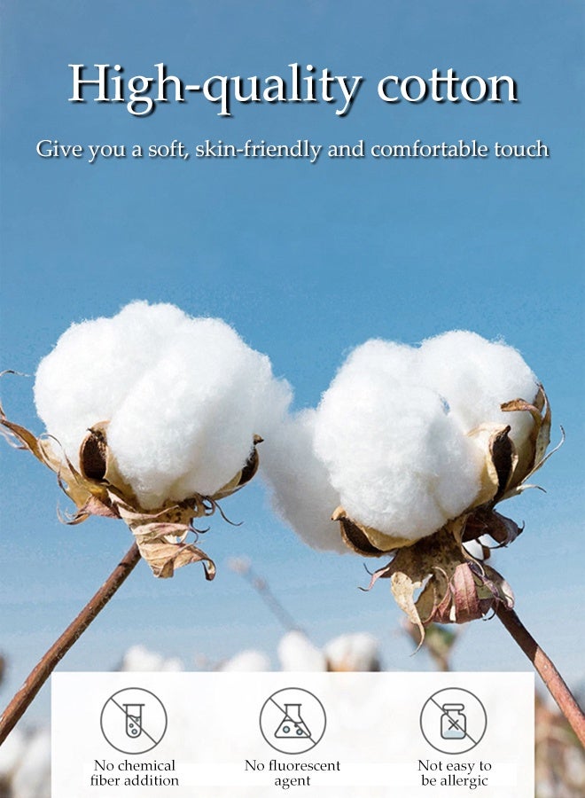 DUNISO مناشف قطنية نقية 100%، مناشف حمام للاستخدام اليومي، مناشف ماصة سريعة الجفاف، مناشف فاخرة ومريحة وناعمة للغاية، مناشف حمام أنيقة (70 سم × 140 سم، أزرق) - Image 4