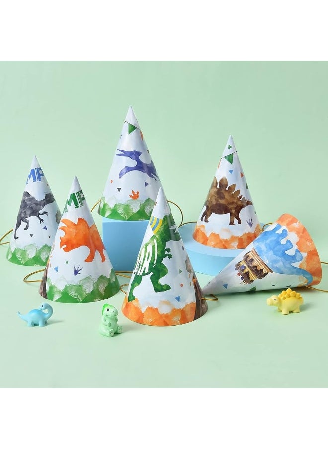 Wernnsai - WERNNSAI Party Hats - Theme Party Supplies for Kids Boys Girls Birthday Party Cone Hats - Image 1