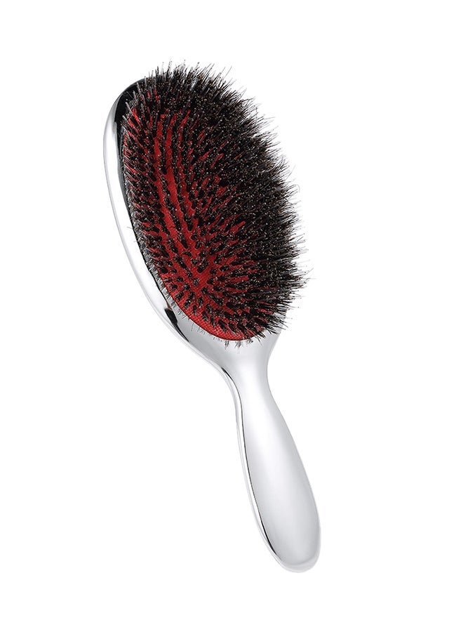 NIBEMINENT Professional Scalp Massage Brush Silver 23x8x3.5cm - Image 1