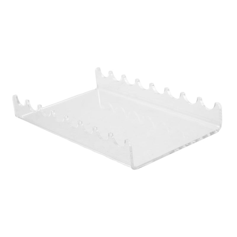 Clear Acrylic Pen Display Stand Holder for Makeup Brushes and Desk Organization - Image 2