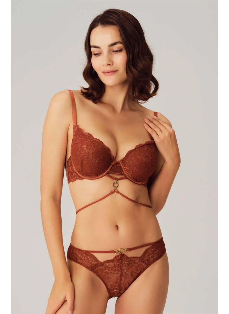 Anıl 4832 Model Women's Padded Bra String Set