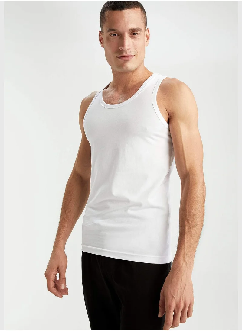 ديفاكتو Man Slim Fit Crew Neck Strappy Vest