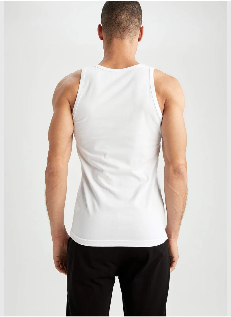 ديفاكتو Man Slim Fit Crew Neck Strappy Vest
