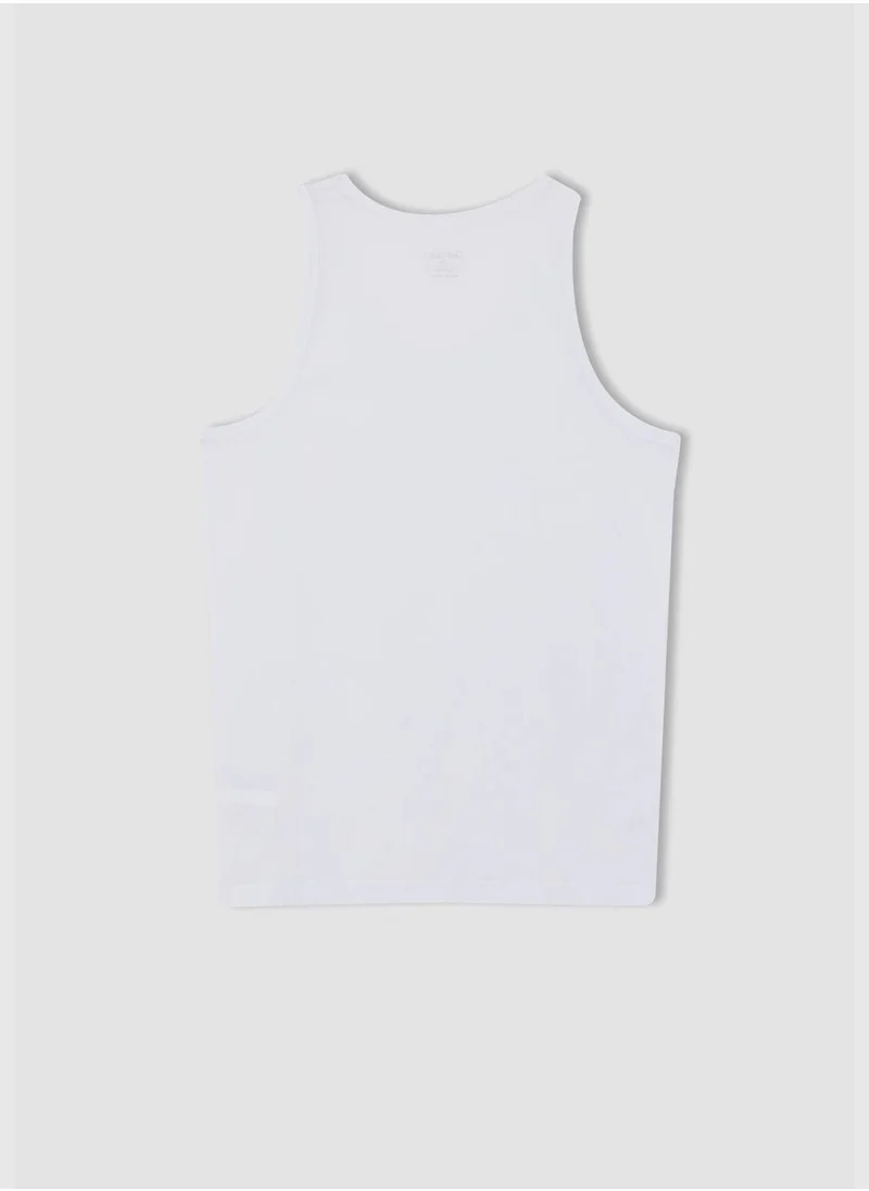 ديفاكتو Man Slim Fit Crew Neck Strappy Vest