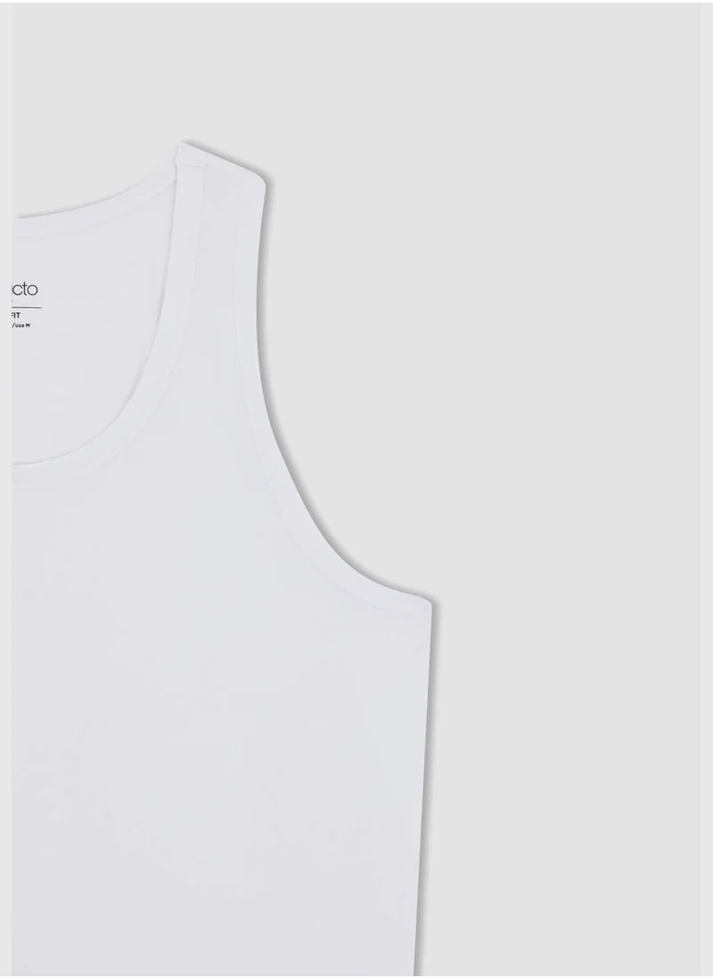 ديفاكتو Man Slim Fit Crew Neck Strappy Vest