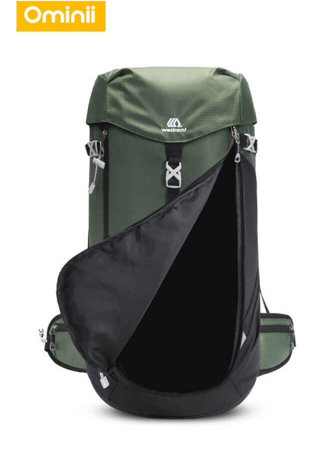 Ominii - 50L Unisex Waterproof Outdoor Backpack Travel Climbing Camping Trekking Rucksack Backpack Travel Sports Bag Pack For Male Female - Image 1