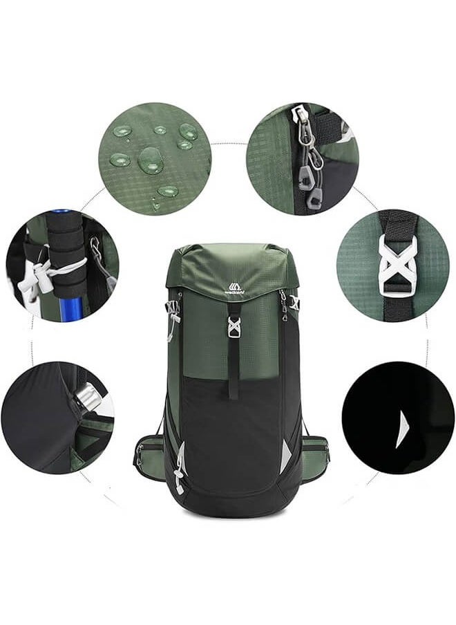 Ominii - 50L Unisex Waterproof Outdoor Backpack Travel Climbing Camping Trekking Rucksack Backpack Travel Sports Bag Pack For Male Female - Image 1