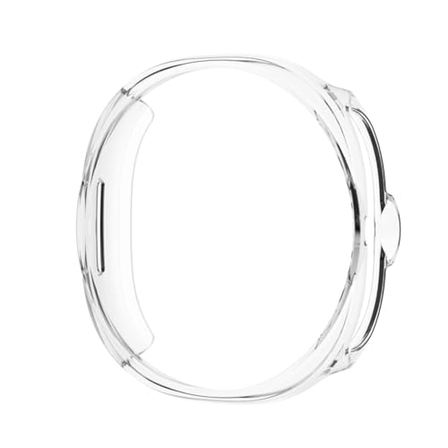 T Teclusive Protective Slim Bumper Case Compatible for Galaxy Watch 8 Classic | Curved Hard Shell Bumper Side Edge Protection Cover for Watch 8 Classic 4.6 (Transparent) - Image 1