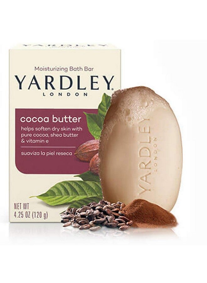 Yardley Bar Soap Cocoa Butter 4.25 Ounce (Pack Of 12)