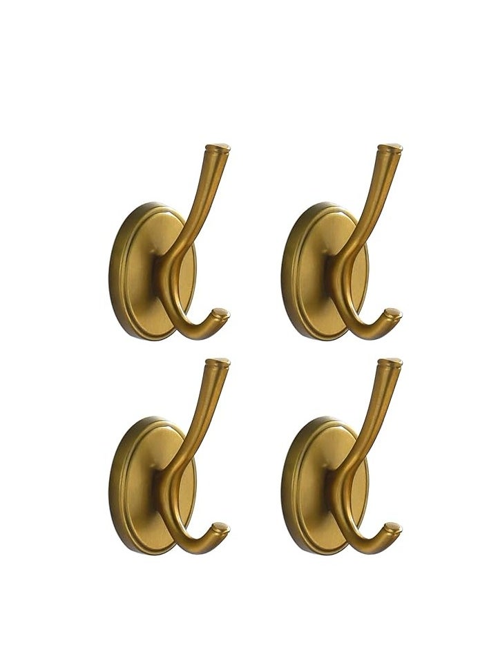KNP - KNP Hat And Coat Hook Gold Plated, 3Pcs provide a stylish and functional solution for hanging coats, hats, bags, towels, and more. - Image 1