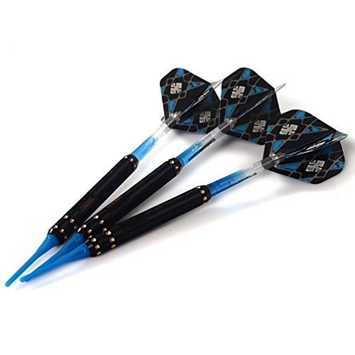 CUESOUL 16 Grams Soft Tip Darts Set with Dart Case - Brass Barrels - Image 3