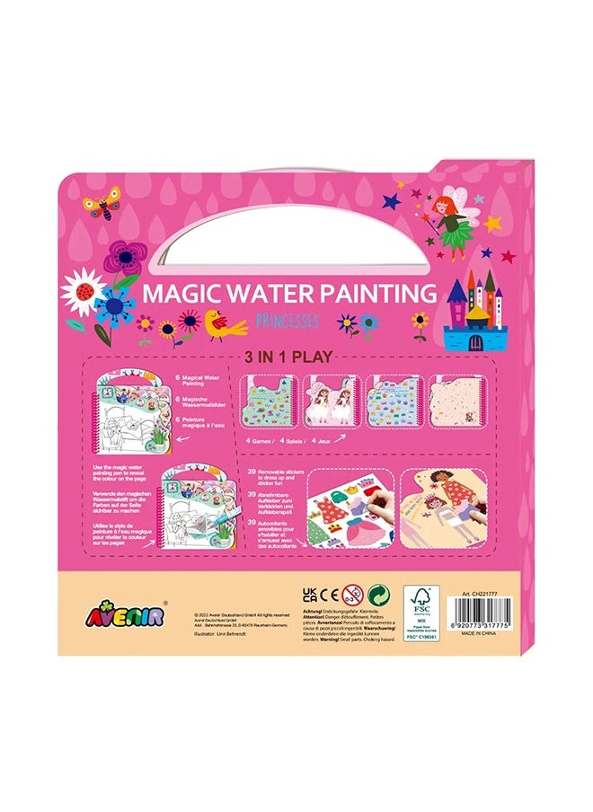 Avenir - Travel to the Magical World Unleash Creativity & Wonder, Reveal Hidden Illustrations by Scratching Personalize With Charming Stickers for Kids 3+ - Image 1