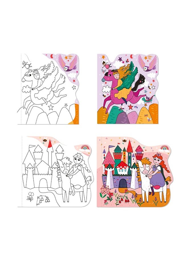 Avenir - Travel to the Magical World Unleash Creativity & Wonder, Reveal Hidden Illustrations by Scratching Personalize With Charming Stickers for Kids 3+ - Image 1