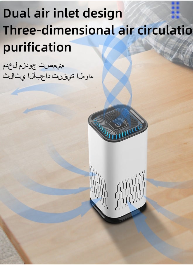 بيوينتي عالية الأداء لتنقية الهواء للسيارات وسيارات الدفع الرباعي الغبار / الهباء الجوي ورائحة غير مريحة - K2 الأبيض  - Image 3