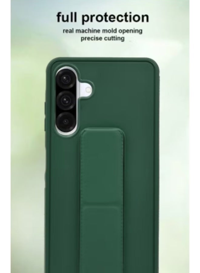 3-in-1 Magnetic Protective Case with Stand for Samsung Galaxy A26 5G - Green - Image 3