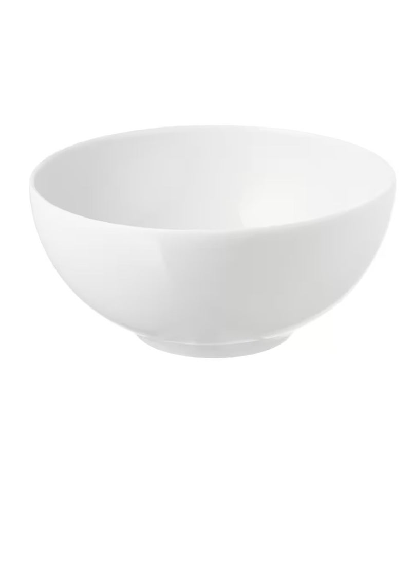 سلطانية دائرية الجوانب أبيض 16 سم - Image 3