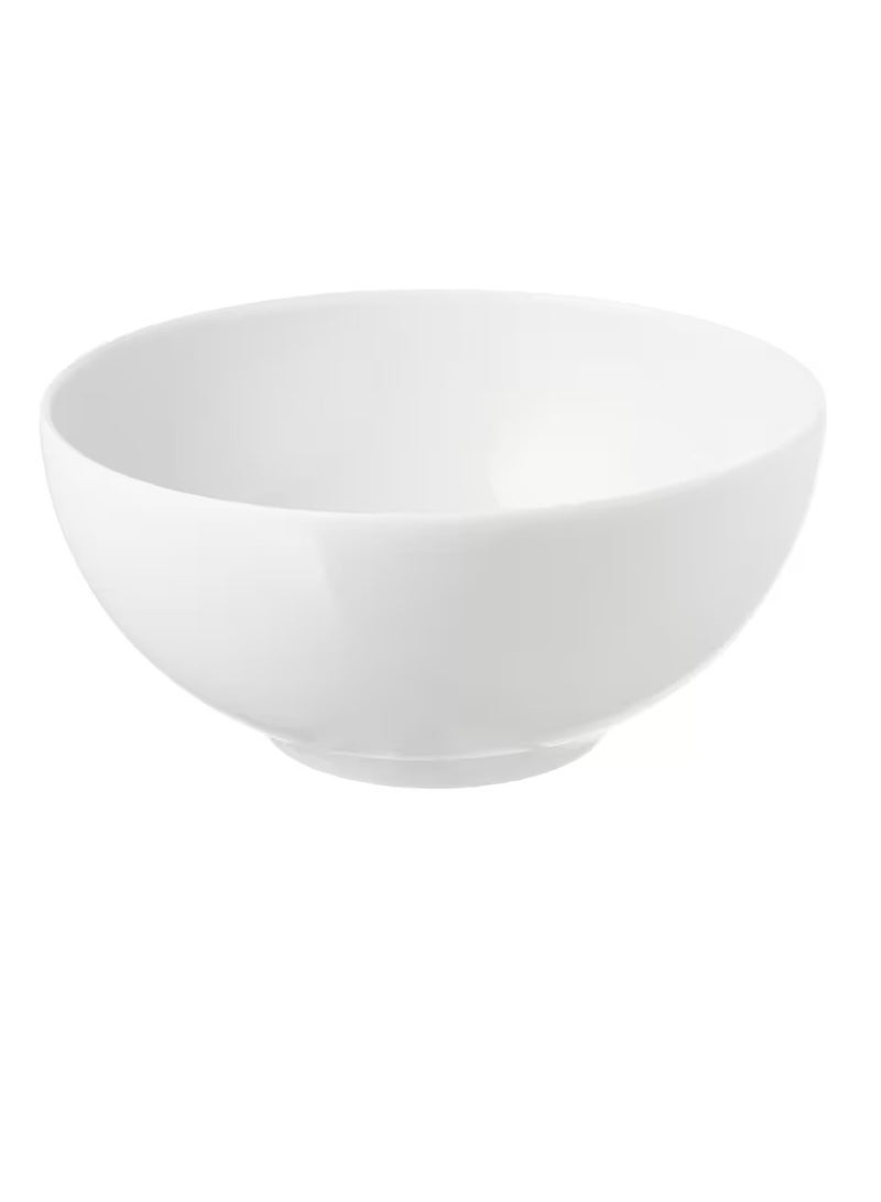 سلطانية دائرية الجوانب أبيض 16 سم - Image 1