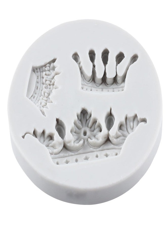 YANQINMS Crown Silicone Molds Crown Fondant Mold For Sugar Cake Decorating Cupcake Topper Candy Chocolate Gum Paste Polymer Clay - Image 5