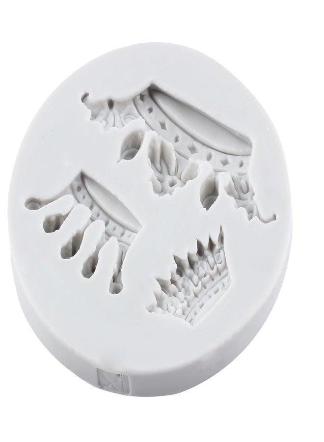 YANQINMS Crown Silicone Molds Crown Fondant Mold For Sugar Cake Decorating Cupcake Topper Candy Chocolate Gum Paste Polymer Clay - Image 3