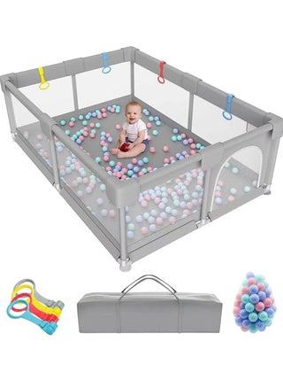 Baby Playpen, Baby Protective Playpen,Baby Home Indoor Game Fence, Safe and Stable, Gray (grey, 200 * 200cm) - pzsku/ZFE4642F9698381033894Z/45/_/1730101903/110fc3b1-de39-4c7a-b584-73079dfdf44a
