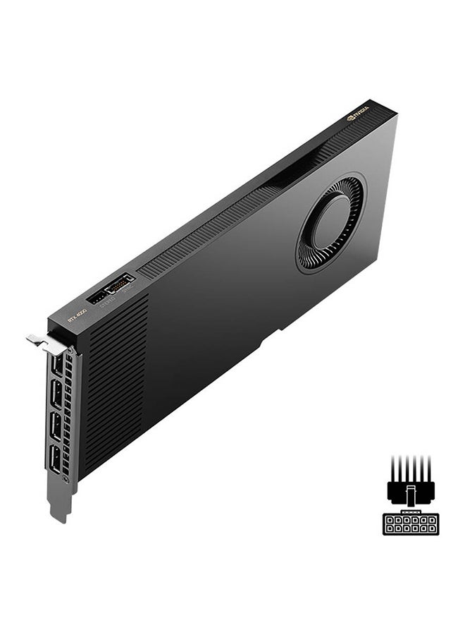 بي إن واي بطاقة الرسوميات NVIDIA RTX 4000 من جيل Ada، 20GB GDDR6 ذاكرة، 160-بت، 192 نواة NVIDIA Tensor، 48 نواة NVIDIA RT، 6144 نواة CUDA، PCI Express 4.0 x16، أسود | VCNRTX4000ADA-SB - Image 5