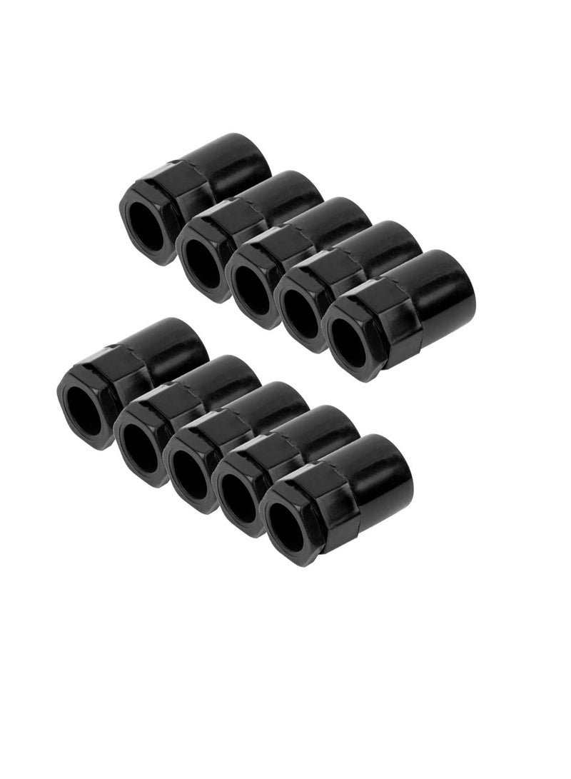 PVC Electrical Conduit Pipe & Fittings for Indoor and Outdoor Electrical Wiring and Cabling (Pack of 10) (25mm, Adapter)  - Image 1