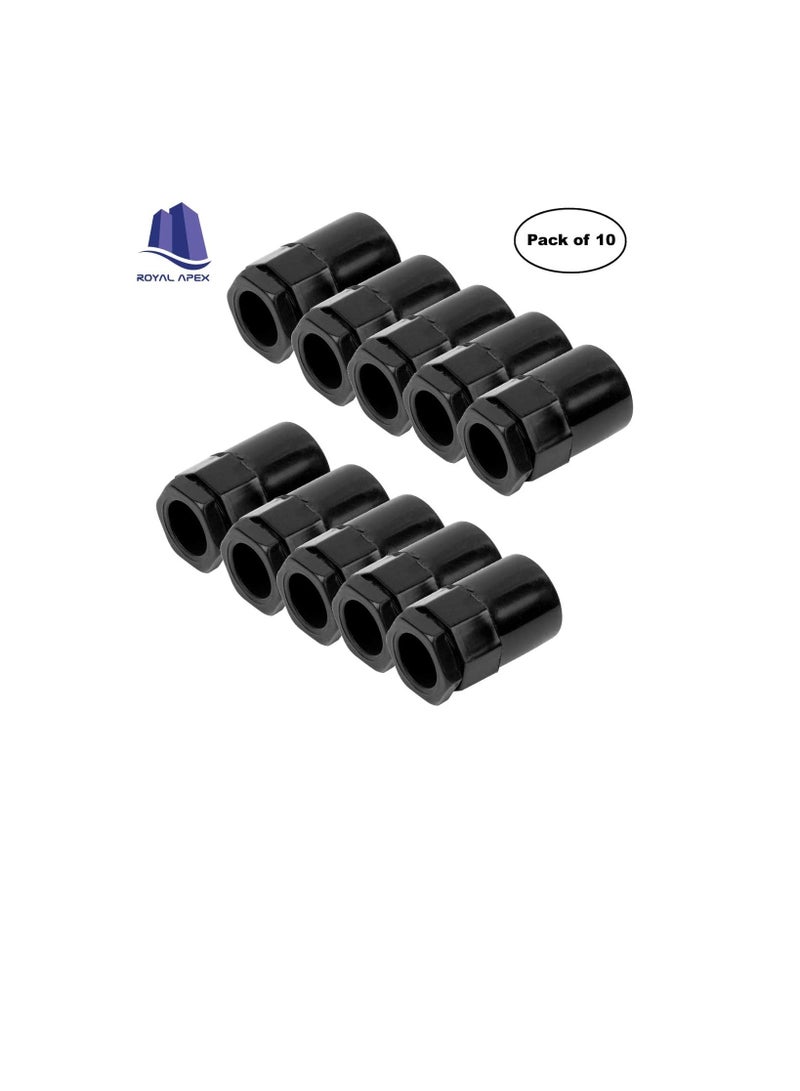 PVC Electrical Conduit Pipe & Fittings for Indoor and Outdoor Electrical Wiring and Cabling (Pack of 10) (25mm, Adapter)  - Image 3