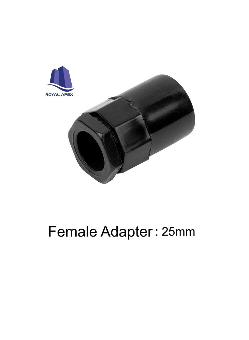 PVC Electrical Conduit Pipe & Fittings for Indoor and Outdoor Electrical Wiring and Cabling (Pack of 10) (25mm, Adapter)  - Image 2