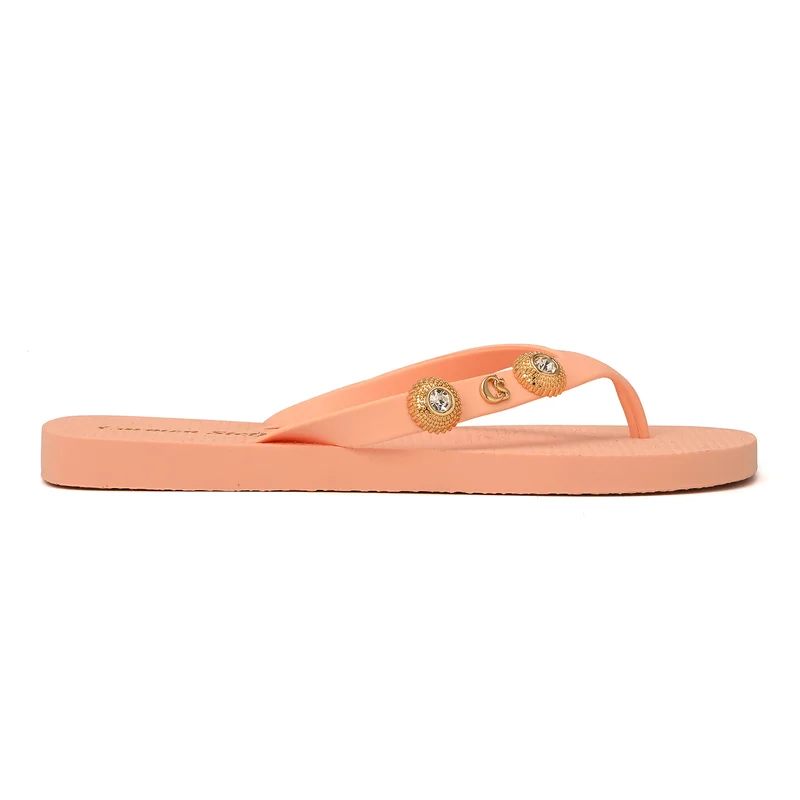 Carmen Steffens  Flip-flops with Papaya Decoration for Women | Best Price UAE