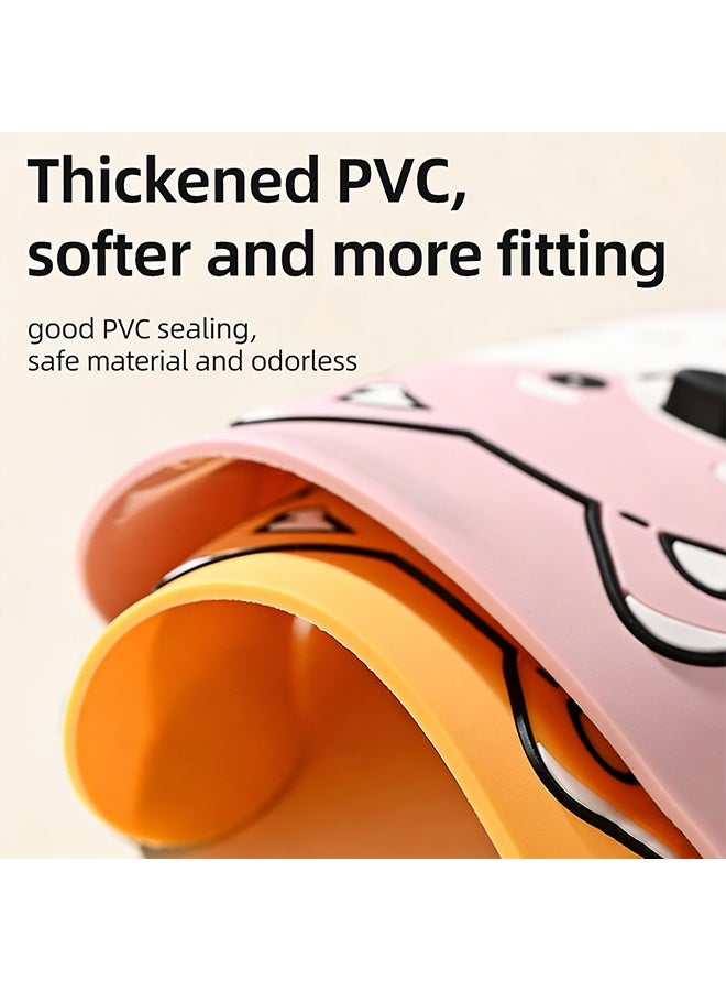 غطاء صرف أرضي من السيليكون لسد الأحواض، 5 قطع منسوجة مضادة للروائح في المجاري لتطهير مصائد الصرف للمطبخ والحمام وغسيل الملابس - Image 4