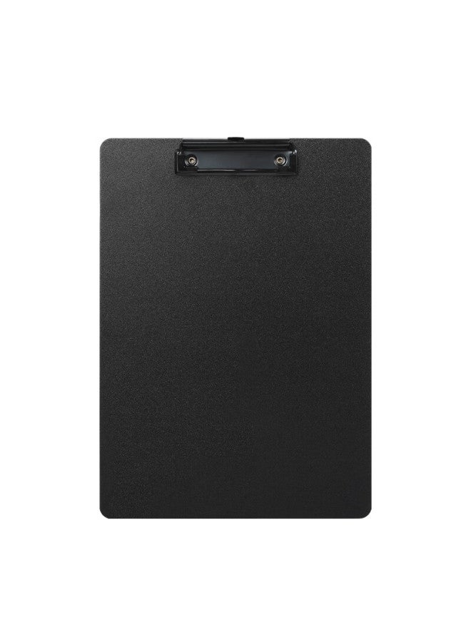 Simaa A4 Writing Folder Board Clip Office Supplies Writing Board Metal Strong Clip Plastic Clip Menu Clip Multi-function Writing Pad Board Vertical Black 10 Pack - Image 4