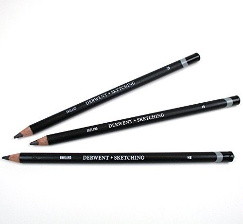 Derwent Sketching Graphite Pencils Blister, Ideal for Sketching & Drawing, Includes Sketching and Watersoluble Sketching Pencils, Professional Quality - 39003 (Set of 4) - Image 2