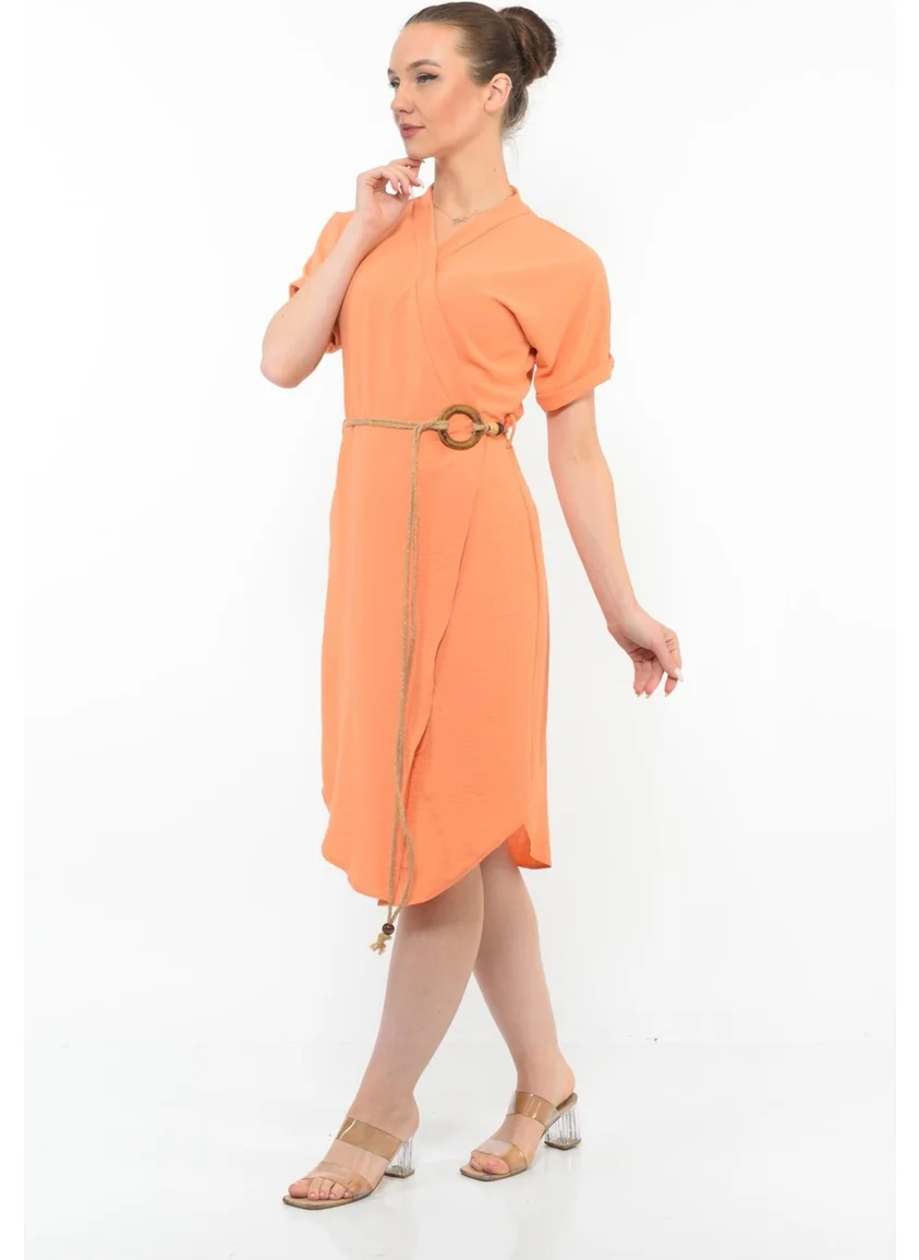 نوسيل Apricot Wrap Dress