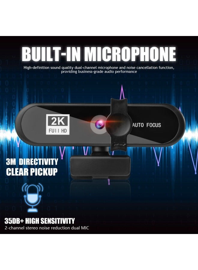 General 2k/4k beauty autofocus computer camera HD network USB live webcam drive-free  - Image 3