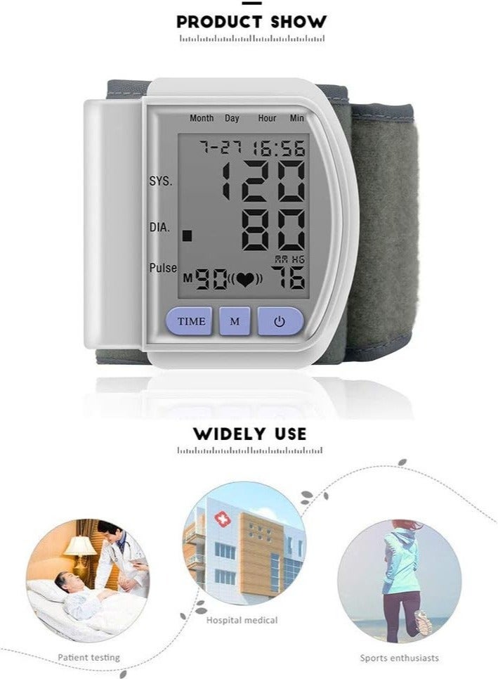 Wrist Electronic Blood Pressure Monitor - Battery Powered - Suitable for Home and on the Go - Image 3